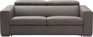 Egoitaliano Schlafsofa Cabiria, Sofa inkl. Schlaffunktion, Kopfteile verstellbar, mit Metallfüßen
