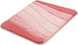 Meusch Badematte Ocean, Höhe 23 mm, rutschhemmend beschichtet, fußbodenheizungsgeeignet, Badteppich, Wellen Design, mit Farbverlauf, Hoch-Tief Effekt, waschbar