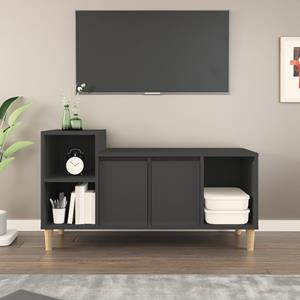 VIDAXL Tv-schrank Schwarz 100x35x55 Cm Holzwerkstoff