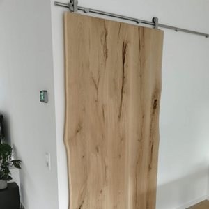 Loftdeur Houten Schuifdeur -  Boomstam 210x100 - Zwart - Incl. Rails
