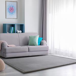 PACO HOME Kinderteppich Tatami 475, rechteckig, 24 mm Höhe, Kurzflor, Uni Farben, mit Memory Foam, ideal im Kinderzimmer aber auch im Wohnzimmer & Schlafzimmer
