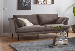 Andas 3-Sitzer Gondola, scandinavisches Design und edle Ausstrahlung, mit Holzbeinen