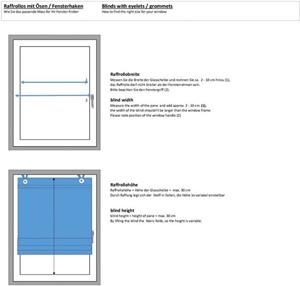 Kutti Raffrollo »Hedda«, , mit Hakenaufhängung, ohne Bohren, freihängend, Montage ohne Bohren, mit Fensterhaken, blickdicht, lichtdurchlässig