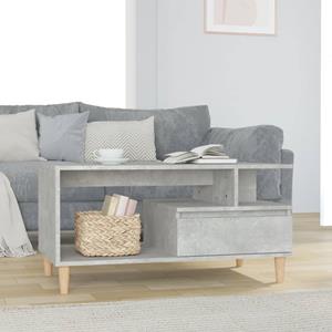 Vidaxl Couchtisch Betongrau 90x49x45 Cm Holzwerkstoff