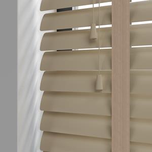Kolorama Aluminium jaloezie met ladderband - Antiek Wit