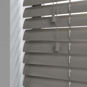 Kolorama Aluminium jaloezie met koord - Grijs Mat