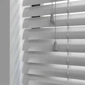 Kolorama Aluminium jaloezie met koord - Grijs Metalic
