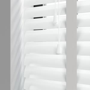 Kolorama Aluminium jaloezie met ladderband - Wit