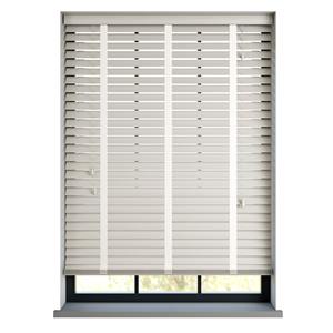 Decora Sunwood PVC jaloezie met ladderband - Roomwit nerf
