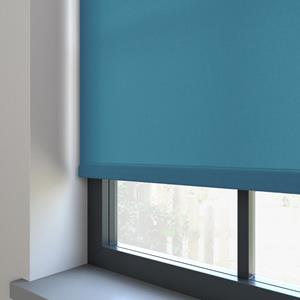 Domus Elektrisch Rolgordijn - Splash blauw