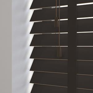 Decora Sunwood houten jaloezie met ladderband - wenge