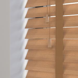 Decora Sunwood houten jaloezie met ladderband - licht eiken