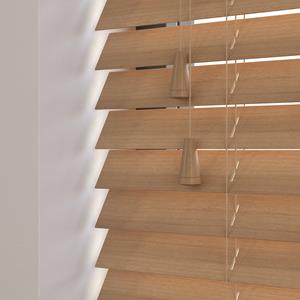 Domus Timberlux houten jaloezie met koord - Beuken
