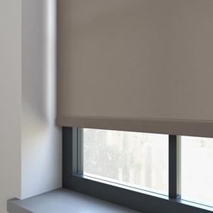 Decora Elektrisch Rolgordijn - Unicolour chocolade