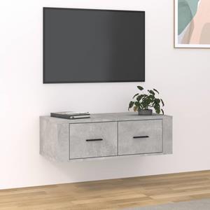 VIDAXL Tv-wandschrank Betongrau 80x36x25 Cm Holzwerkstoff