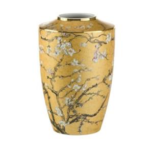 Goebel Vase Vincent van Gogh - Mandelbaum Gold bunt