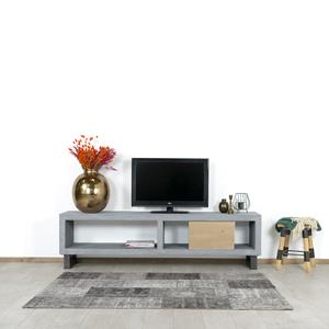 Industrielemeubelshop Betonlook TV meubel Harvey met stalen poten