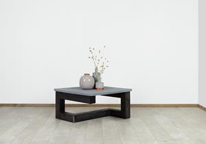 Industrielemeubelshop Betonlook salontafel Brogan met industriele poot