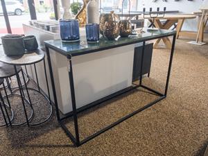 Industrielemeubelshop Sidetable Borg groen malachiet marmer