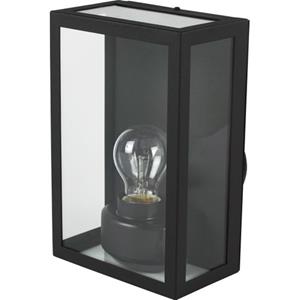 Sencys wandlamp Noma zwart E27