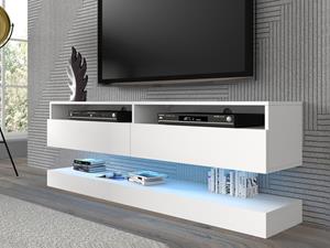 Mobistoxx Tv-meubel DUAL 2 deuren wit zonder led