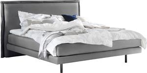 Schöner Wohnen-Kollektion Boxspringbett BANDA, Füße Metall Chrom