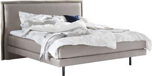 Schöner Wohnen-Kollektion Boxspringbett BANDA, Füße Metall Chrom