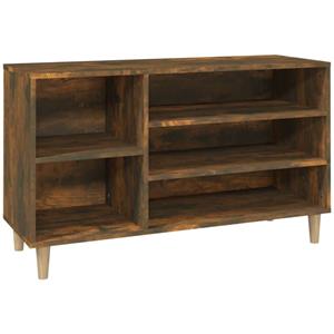VidaXL Schoenenkast 102x36x60 cm bewerkt hout gerookt eikenkleurig