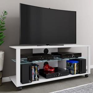 Ebuy24 - FolasXLR tv Tisch 2 Ablagen weiß.