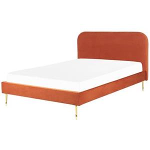 Beliani FLAYAT Bed oranje 140x200