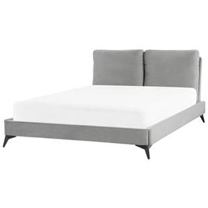 Beliani MELLE Bed grijs 140x200