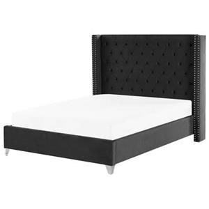 Beliani LUBBON Bed zwart 140x200