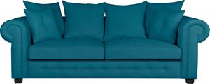 Home affaire 3-Sitzer San Pedro, (1 St.), Maße B/T/H: 234/100/94 cm - Sofa hat 4 Rückenkissen und 2 Zierkissen