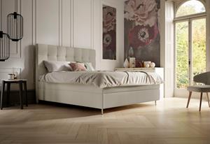 Schlaraffia Boxspringbett Aida, inklusive GELTEX-Topper, Metallfuß in chrome