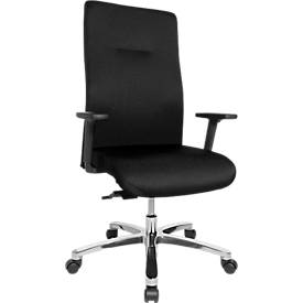Topstar bureaustoel XXL Big Star, synchroonmechanisme, met armleuningen, hoogte rugleuning 700 mm