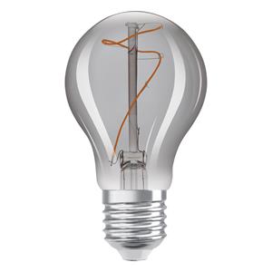 Osram Vintage 1906 LED E27 Pear Filament Smokey 3.4W 100lm - 818 Extra Warm White