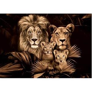 Homestylingshop Glasschilderij Leeuw - Glasschilderij dieren - 120x80…