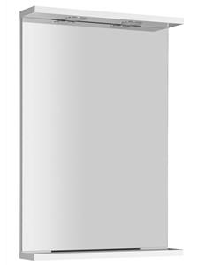 Aqualine Korin spiegel met LED licht en planchet 40x70 wit