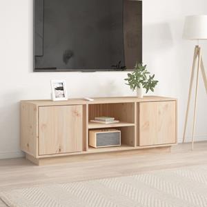 vidaXL Tv-meubel 110x35x40,5 cm massief grenenhout