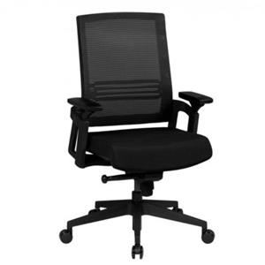 FineBuy Schreibtischstuhl 47 x 47 cm Sitzfläche Bezung aus Stoff schwarz
