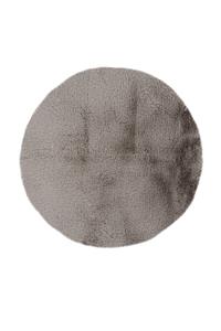 Badematte Rabbit Kayoom, Höhe 22 mm, rutschhemmend beschichtet, fußbodenheizungsgeeignet, Polyester, rund, weiche Kaninchenfell Haptik, Badezimmer, Kinderzimmer, Schlafzimmer