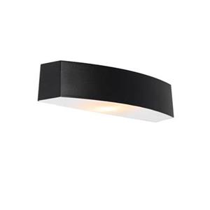 Qazqa Moderne Buiten Wandlamp Zwart Ip44 - Bojan