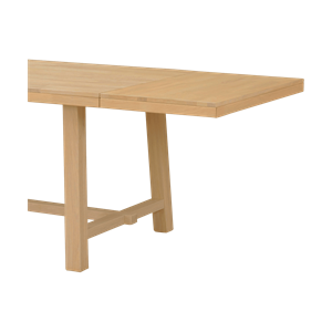 Rowico Home Brooklyn verlengstuk naturel voor Brooklyn eettafel - 50 x 95 cm