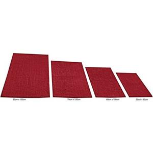 KiNZLER Badematte "Chenille", Höhe 18 mm, rutschhemmend beschichtet, fußbodenheizungsgeeignet, Badteppich, Uni Farben, weich, auch als 2-teiliges Set erhältlich
