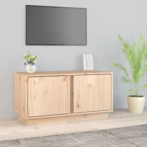 vidaXL Tv-meubel 80x35x40,5 cm massief grenenhout