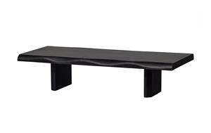 Woood Salontafel Cali Mangohout, 120 x 28cm - Zwart