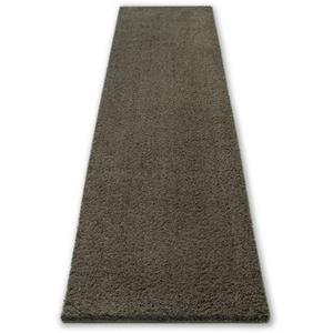 Andas Hochflor-Läufer Ilvi, rechteckig, 31 mm Höhe, extra flauschig, besonders weich durch Microfaser, Teppich-Läufer, Brücke, einfarbig weich Wohnzimmer Schlafzimmer Ess