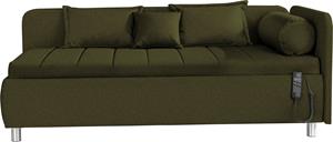 Ada Trendline Schlafsofa Kiana, Liegefläche 90/200 cm oder 100/200 cm, Bettkasten, Zierkissen-Set