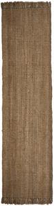 Flair Rugs Läufer Jute Boucle, rechteckig, 7 mm Höhe, aus 100% Jute, mit Fransen, aus Naturfasern, ideale Teppiche für Wohnzimmer, Schlafzimmer, Flur & Diele