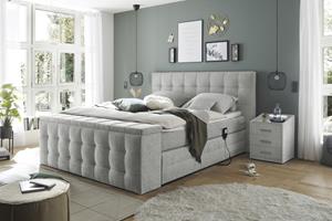 Ed Exciting Design Boxspringbett Managua, (6 St.), Motor, harte Seite mit Kokosmatte, weiche Seite mit Filzabdeckung